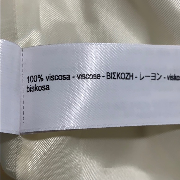 NWT. Massimo Dutti Ivory Wool Blazer. Size 4 - Picture 10 of 11